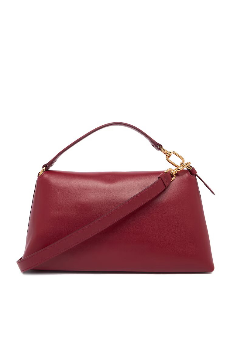 Furla Дамска чанта Ciliegia D Sfera Soft Mini естествена кожа червена малки размери