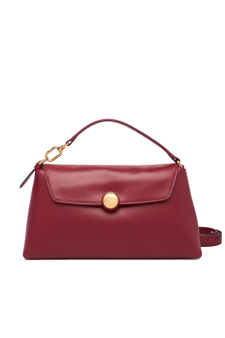 Furla Дамска чанта Ciliegia D Sfera Soft Mini естествена кожа червена малки размери