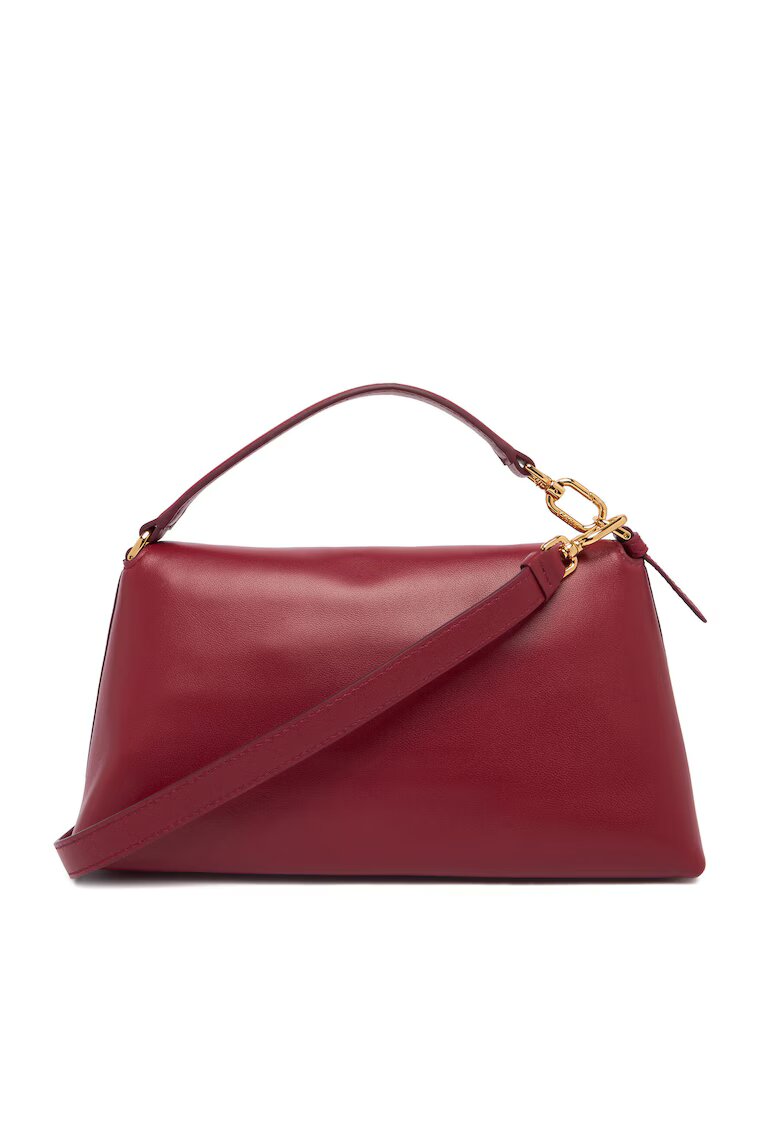 Furla Дамска чанта Ciliegia D Sfera Soft Mini - естествена кожа - червена - малки размери