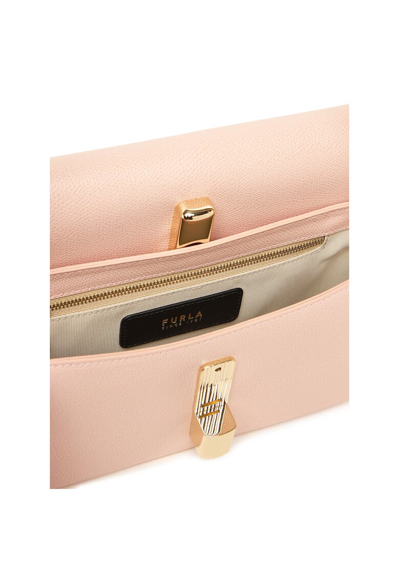 Furla Дамска чанта - Dusty Pink - естествена кожа - модел Iride S - 30x25см