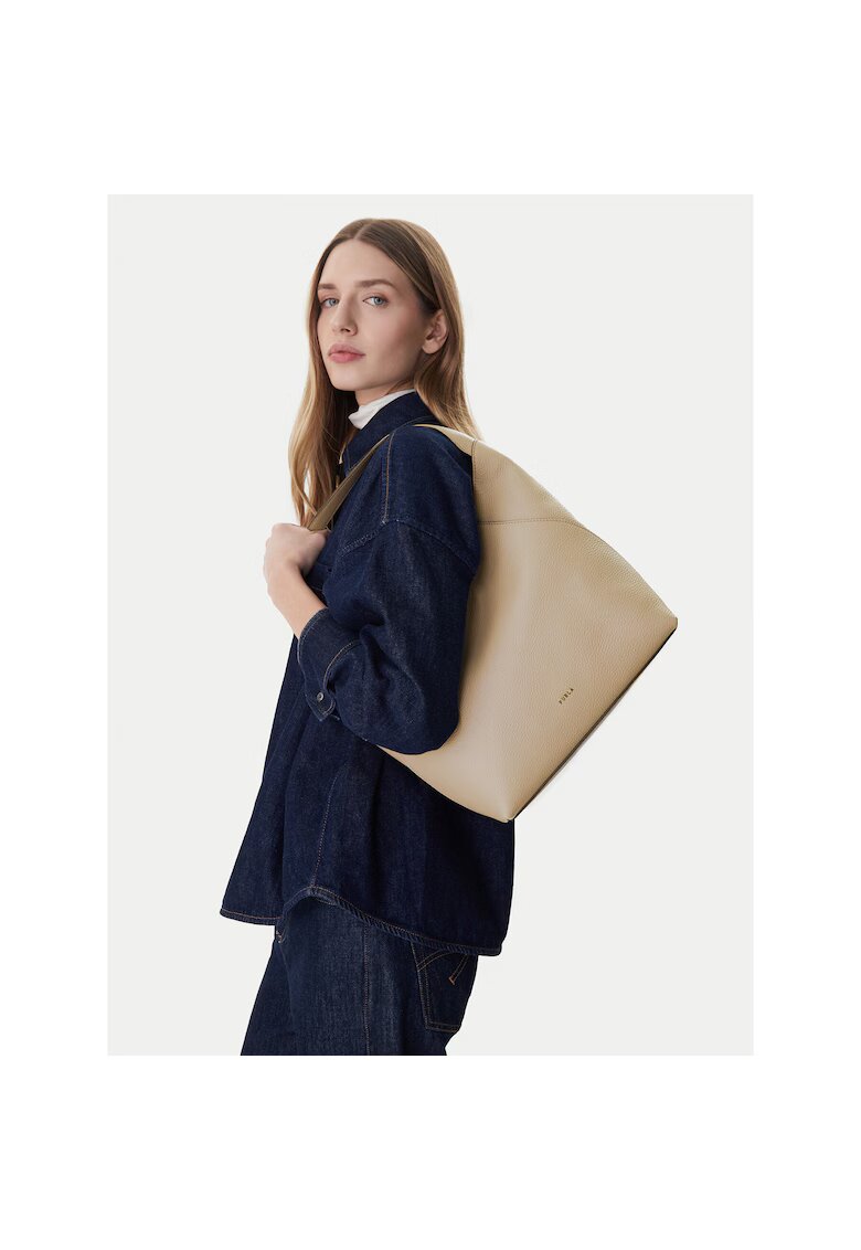 Furla Дамска чанта - естествена кожа - бежова - Един размер INTL