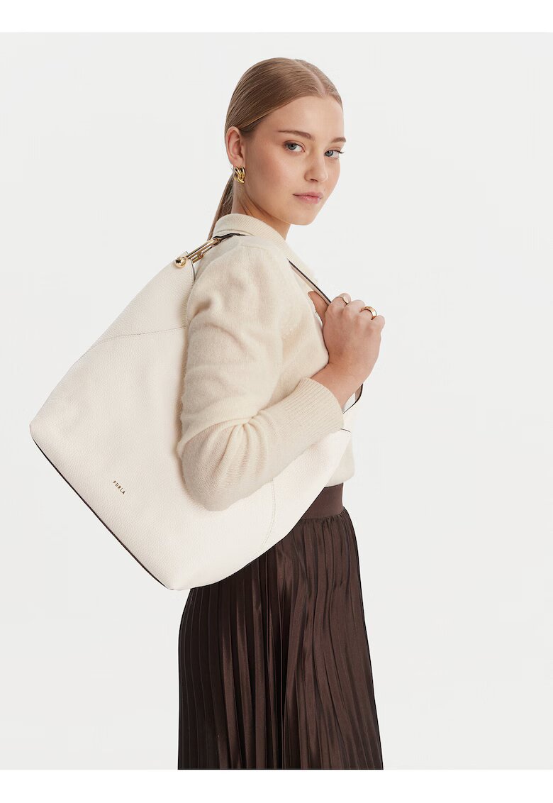 Furla Дамска чанта - естествена кожа - бяла - One Size INTL