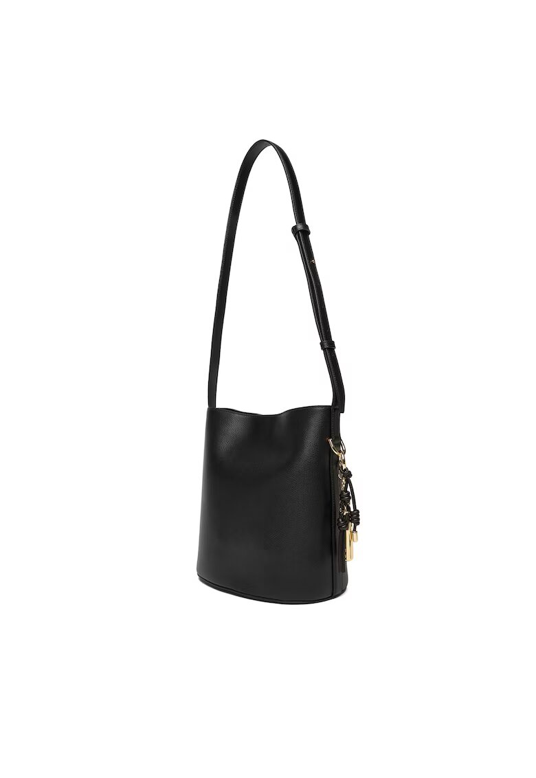 Furla Дамска чанта Roxie S - естествена кожа - черна