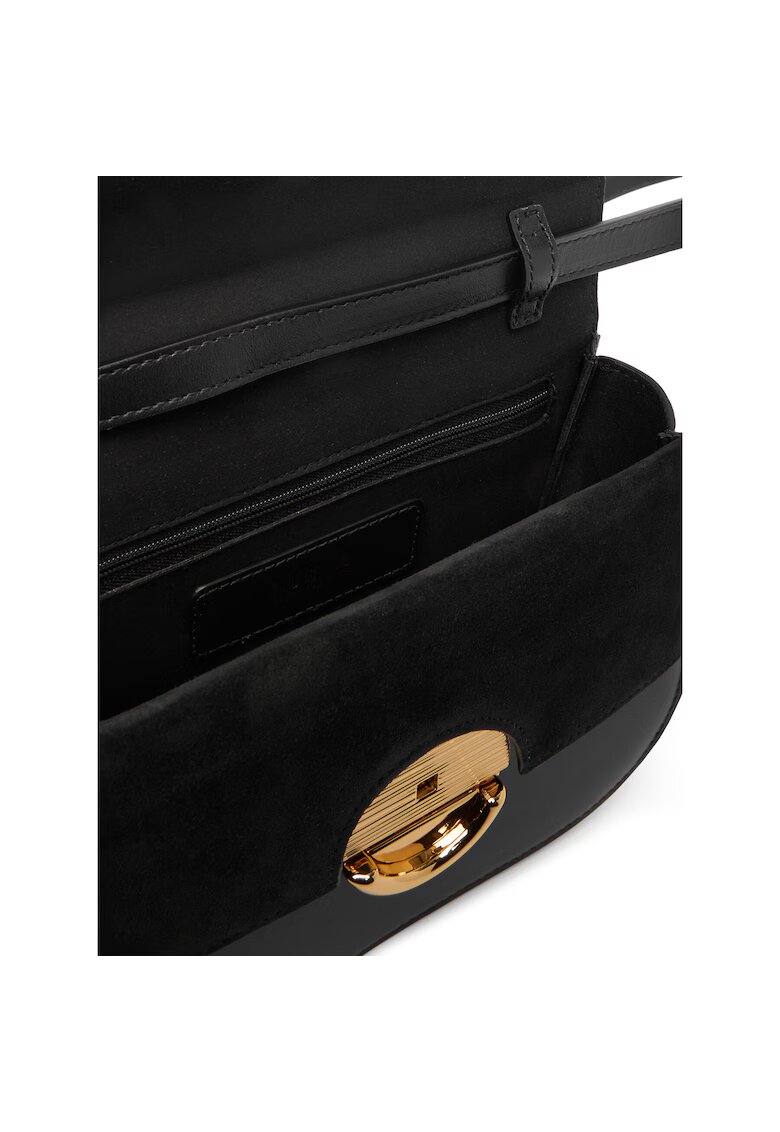 Furla Дамска чанта Sfera Mini - естествена кожа - черна