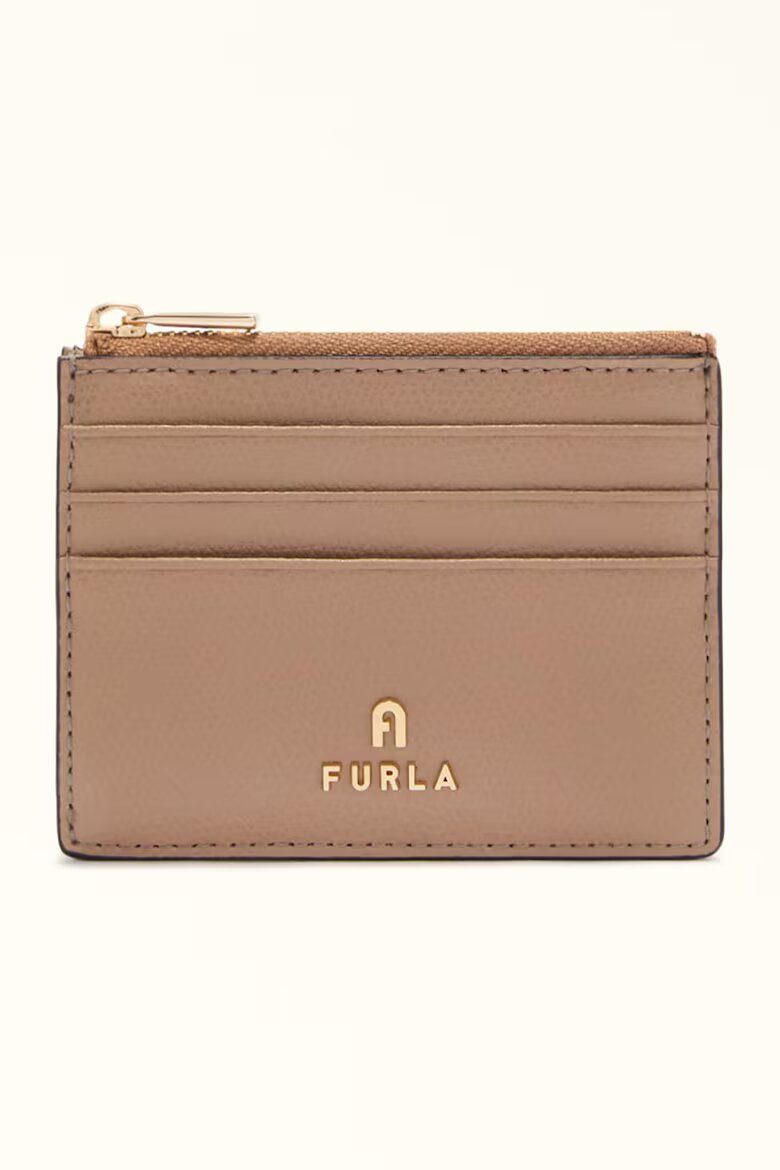 Furla Кожен калъф за карти Camelia Камел