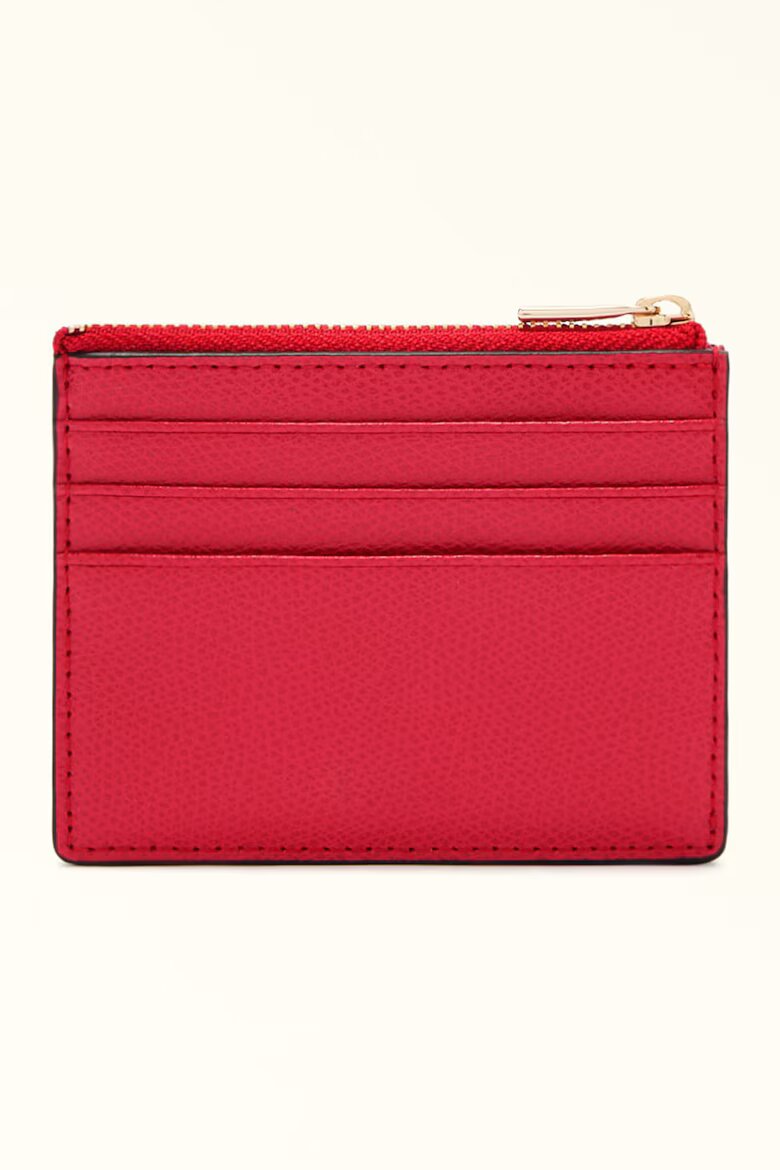 Furla Кожен калъф за карти Camelia Ягодово червено