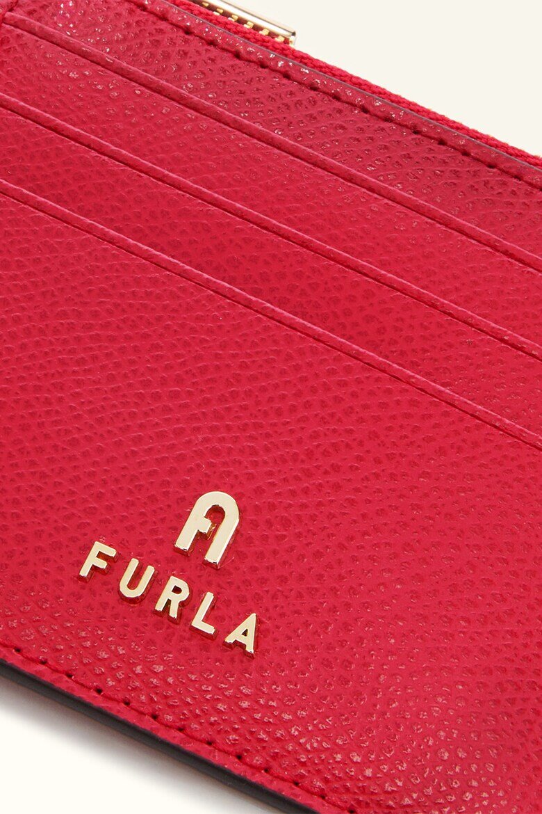 Furla Кожен калъф за карти Camelia Ягодово червено