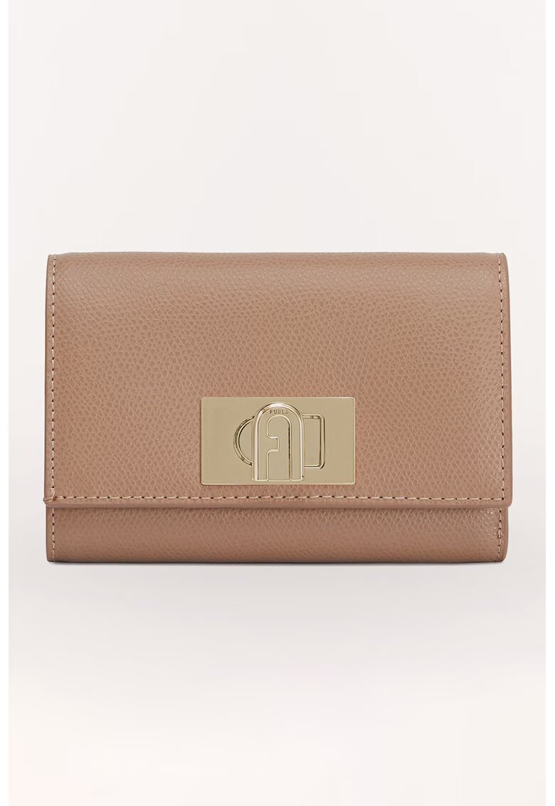 Furla Кожен портфейл 1927 Compact - Камел