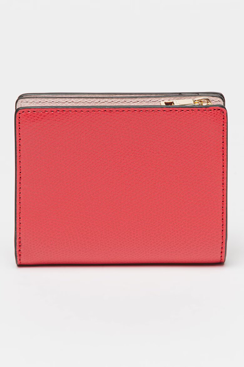 Furla Кожен портфейл Camelia с метално лого Корал/Светло червено