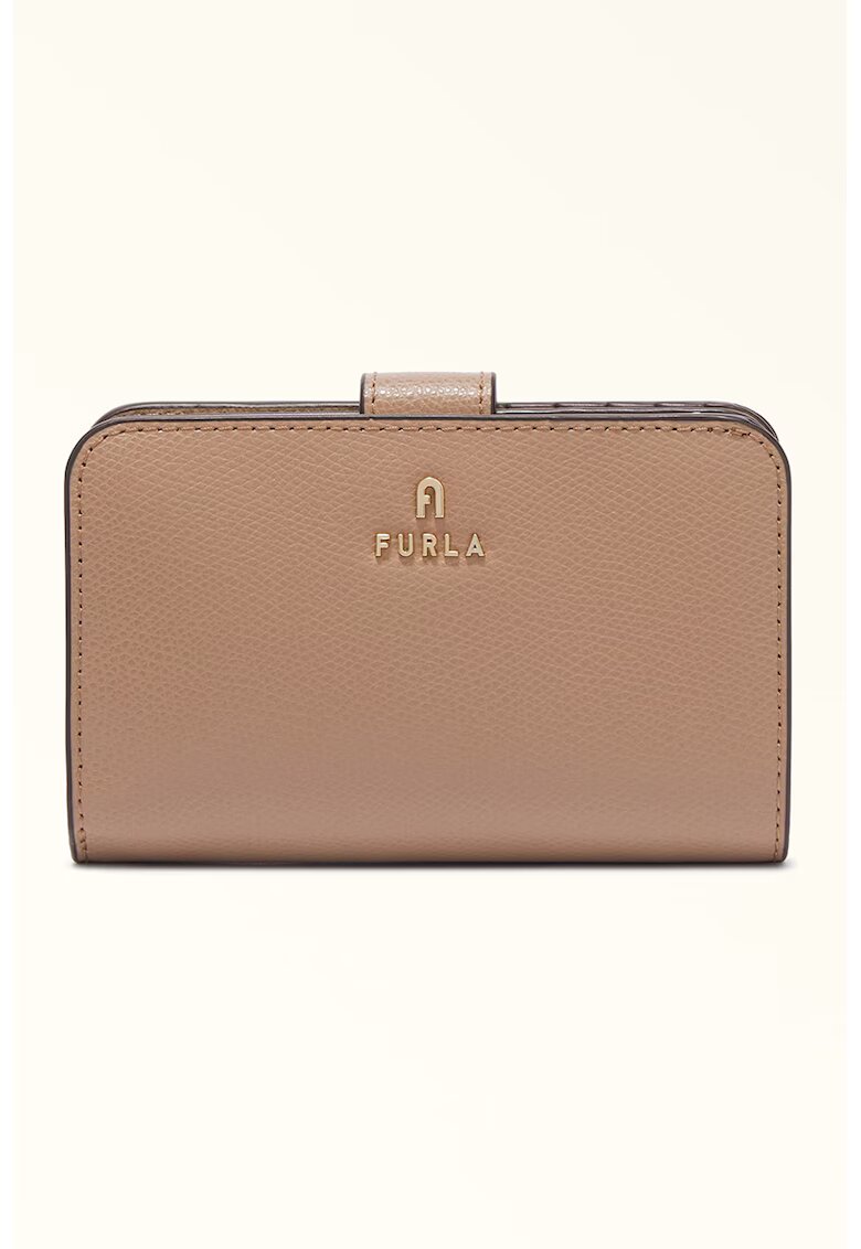 Furla Кожен портфейл Camelia с цип - Камел