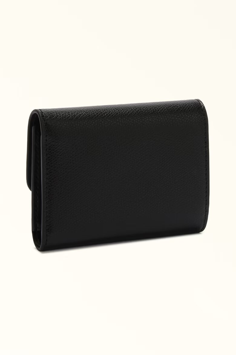 Furla Кожен портфейл с Iride двойно прегъване Черен