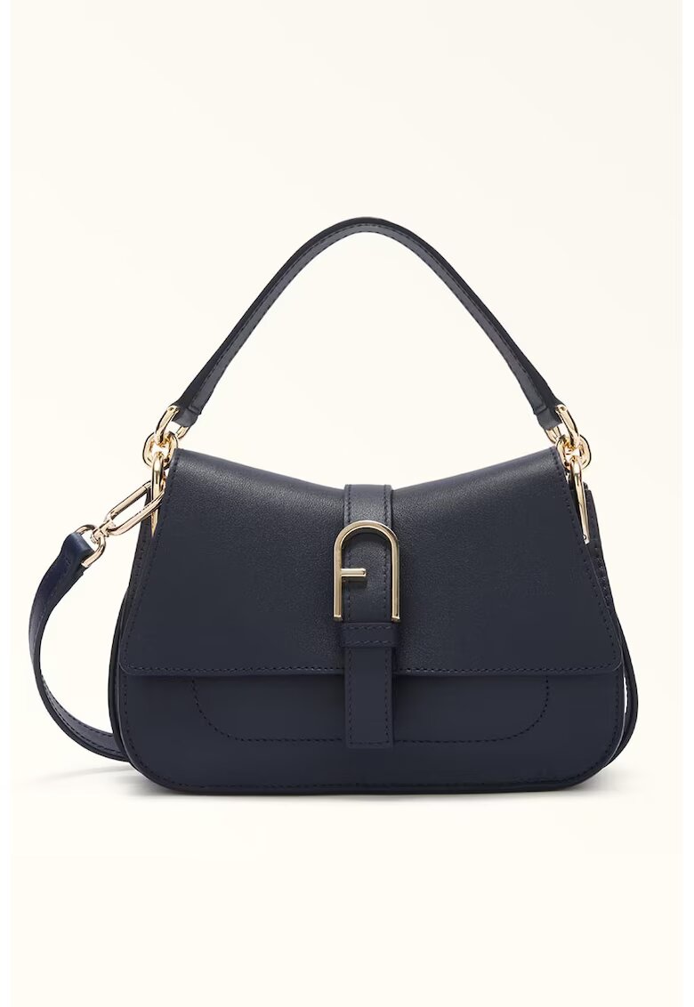 Furla Кожена чанта Flow с отделяща се презрамка