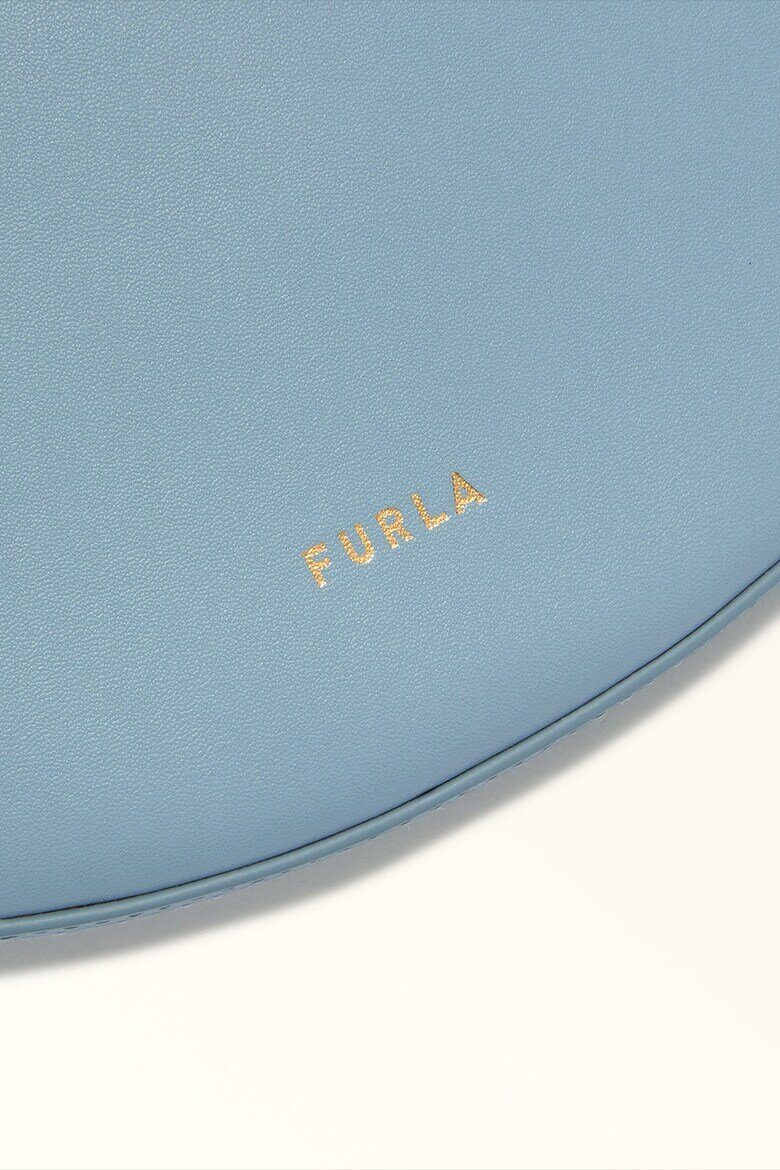 Furla Кожена чанта Half-Moon Лавандула