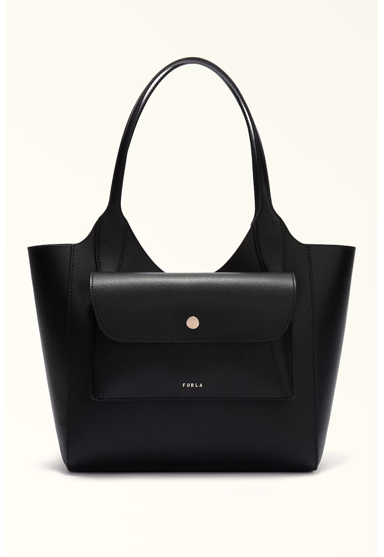 Furla Кожена чанта Lea с отделящ се несесер