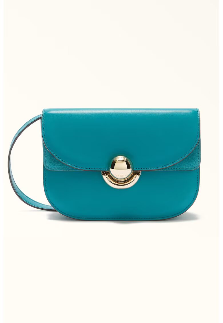 Furla Кожена чанта през рамо Sfera с капаче