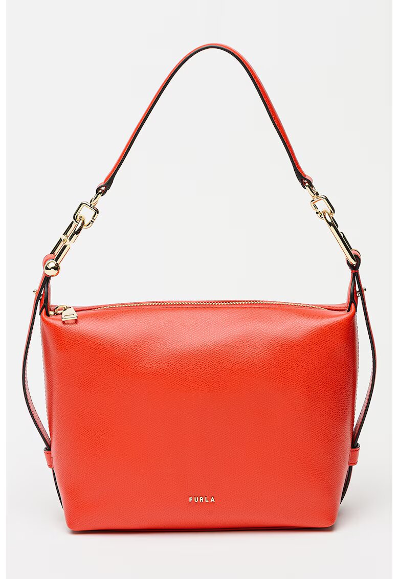 Furla Кожена чанта Tonie с отделяща се презрамка