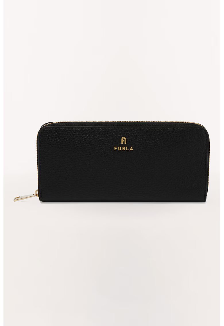 Furla Кожен портфейл Camelia с цип и лого