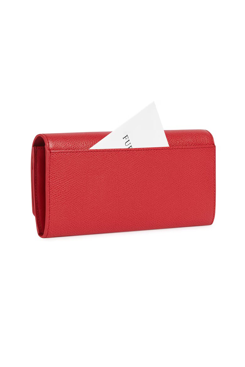 Furla Портмоне 1927 XL с двойно прегъване и метално лого Червен