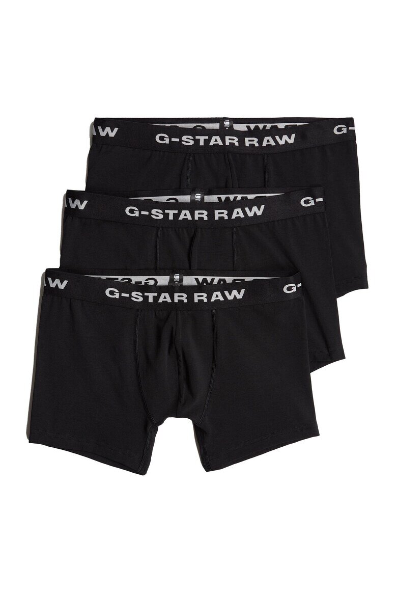 G-STAR Боксерки с памук - 3 чифта Черен