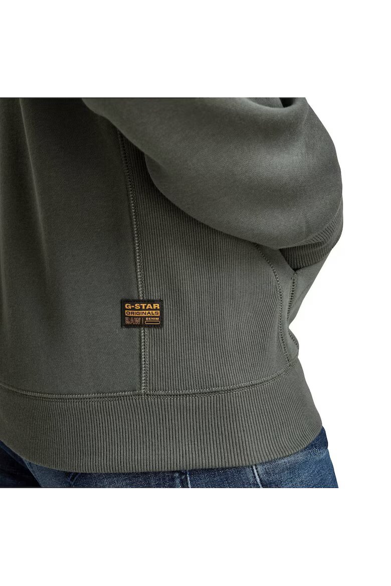 G-STAR Худи Premium Core с цип Tъмносив
