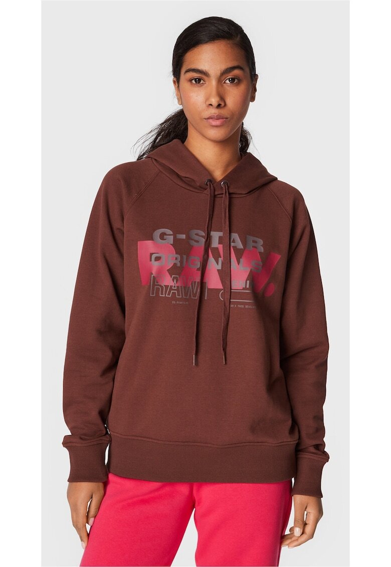 G-Star Raw Дамска блуза - Памук/Полиестер - 301565468 - Кафяв