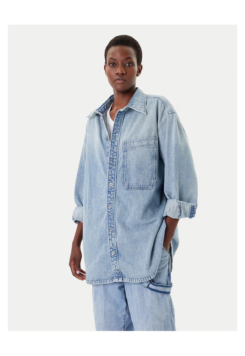 G STAR RAW Дамска дънкова риза синя