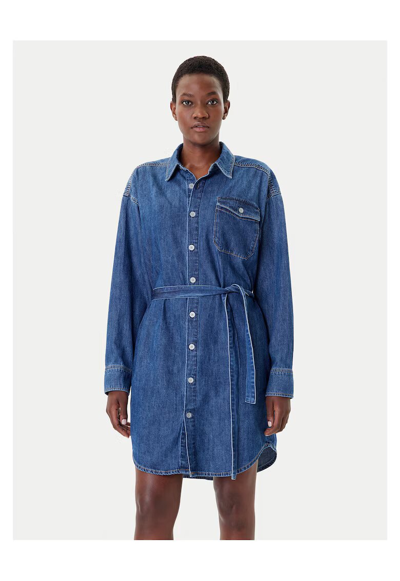 G STAR RAW Дамска дънкова рокля тъмносиня