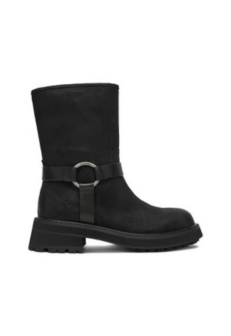 G STAR RAW Дамски ботуши естествена кожа - черни - EO-RUZGAR-2521-82
