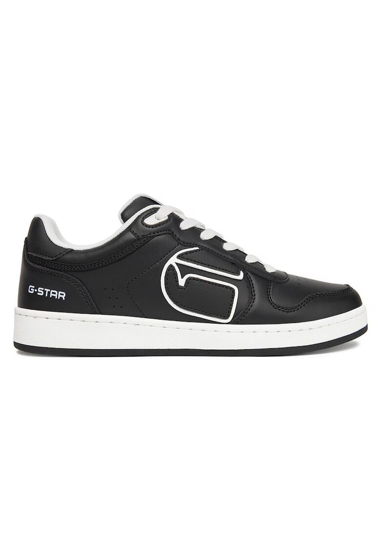 G STAR RAW Дамски кецове - естествена кожа - бяло/черно