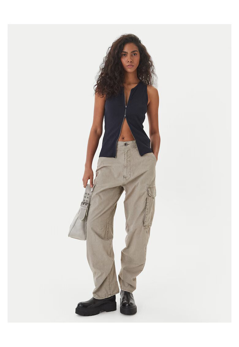 G STAR RAW Дамски панталони - Raw - бежови - памук
