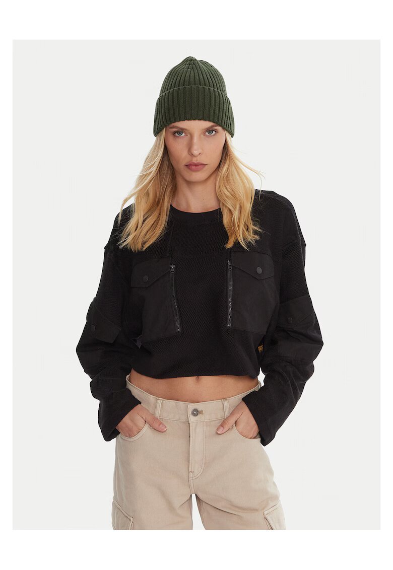 G STAR RAW Дамски суичър - текстил - къс
