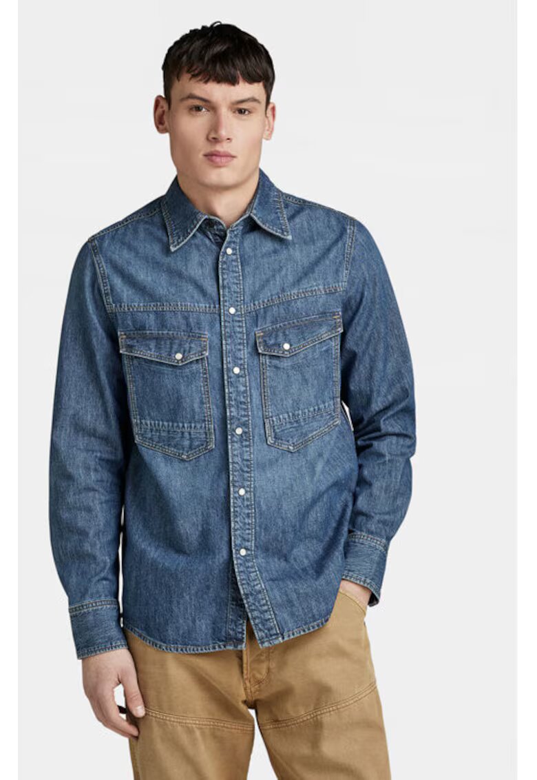 G-Star Raw Мъжка риза - G Star Raw - 303805012 - Памук -