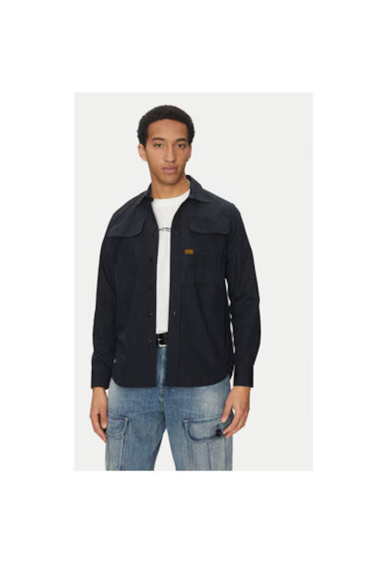 G-Star Raw Мъжка риза G Star Raw - D26470-C973 - памук - тъмносиня - Тъмносин