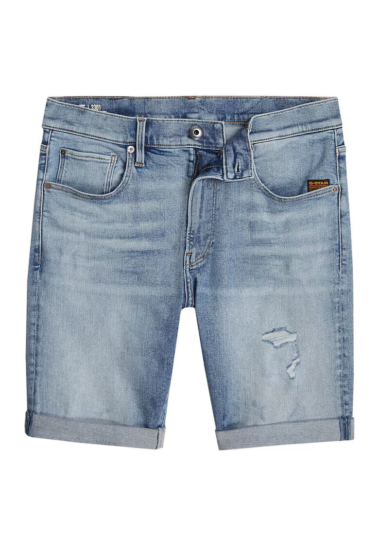 G-Star Raw Мъжки дънкови шорти G Star Raw - D10481-D760 - памук/лиосел -