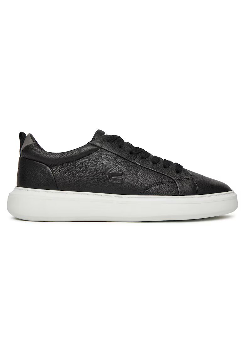 G STAR RAW Мъжки кецове LONDON-04 - естествена кожа - черни