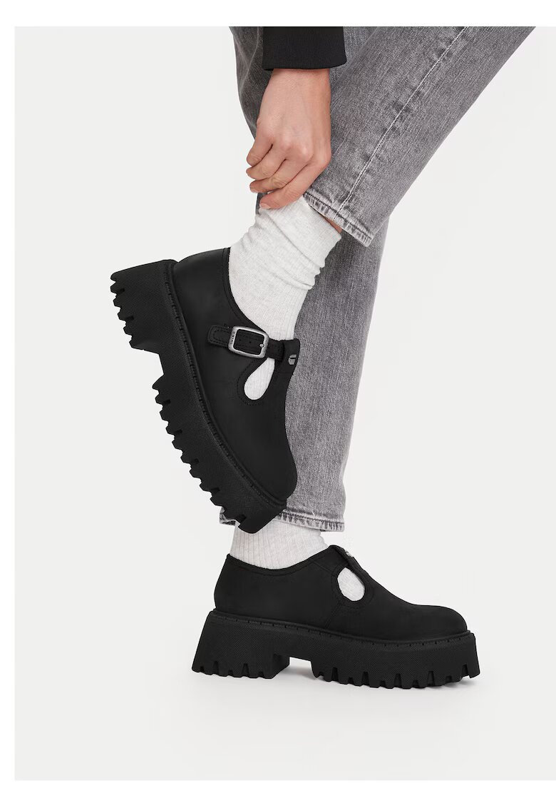 G STAR RAW обувки от набук с flatform платформа и тока