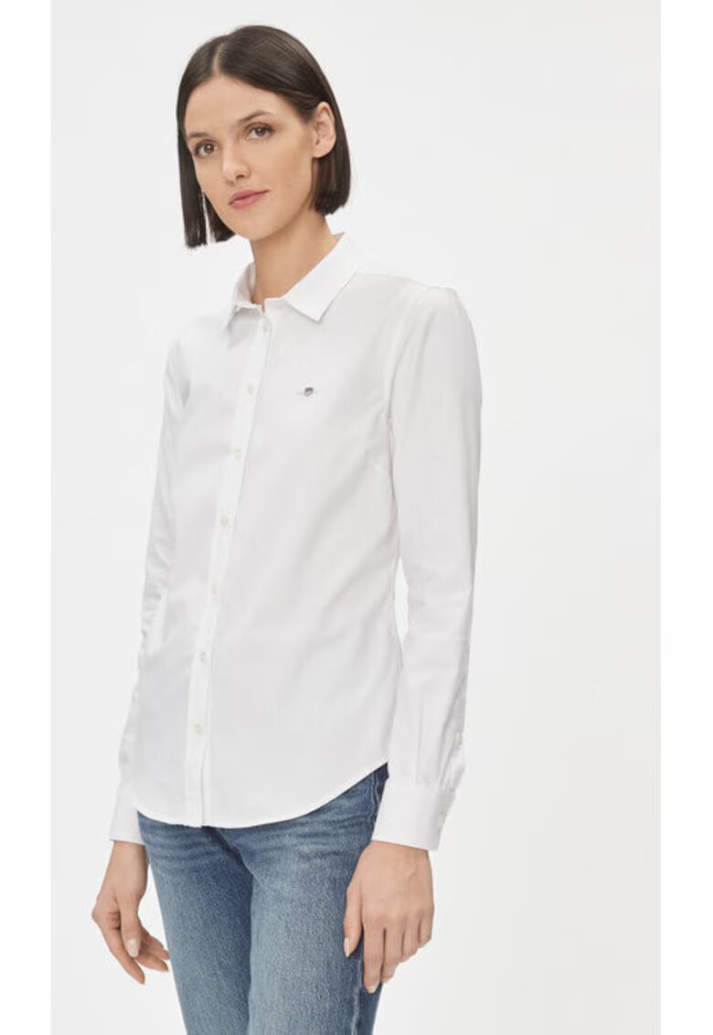 Gant Дамска риза - 303284060 - Памук - 32 EU - Бяла