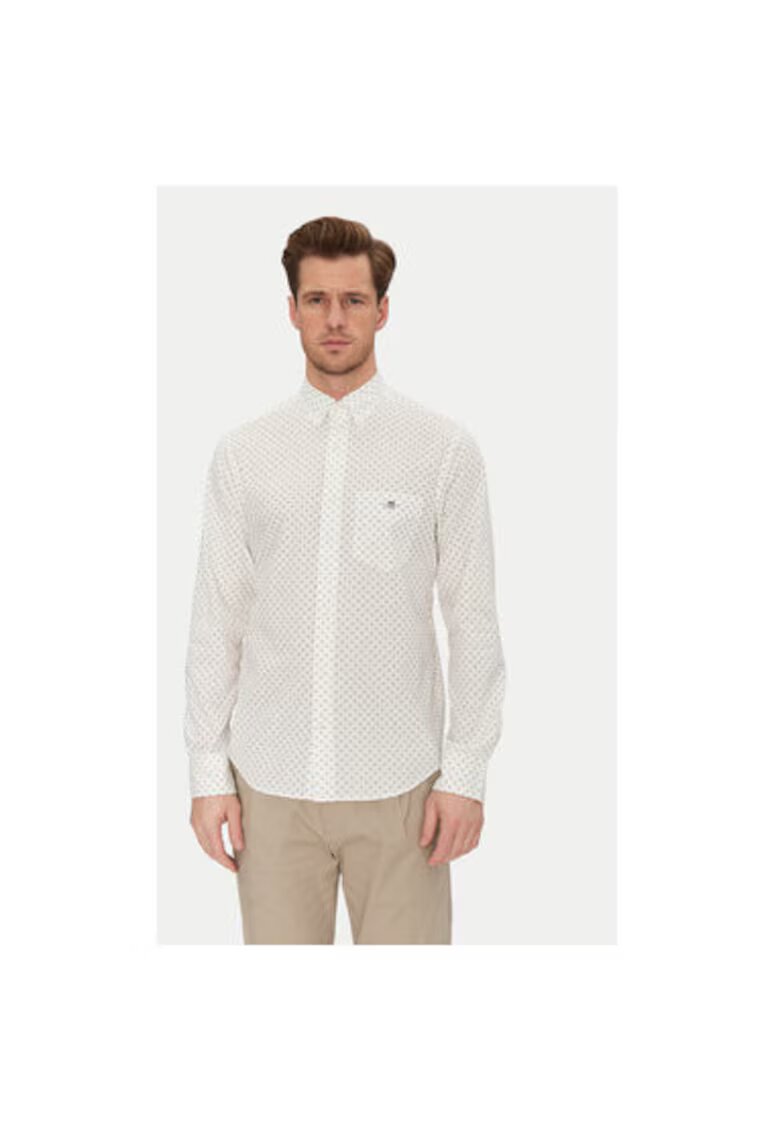 Gant Мъжка риза 3250056 - памук - бяла