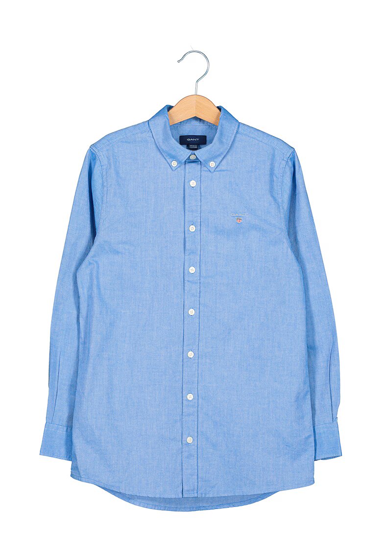 Gant Памучна риза Oxford с копчета на яката