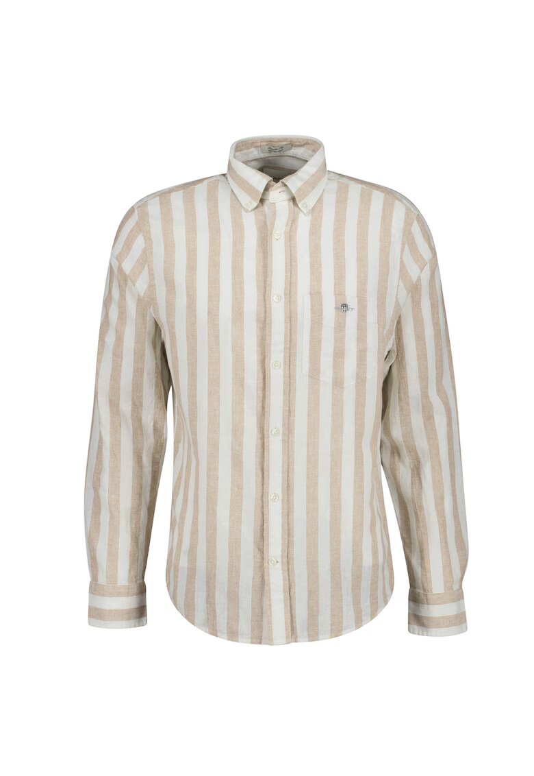 Gant Раирана риза с яка Oxford - Бежов