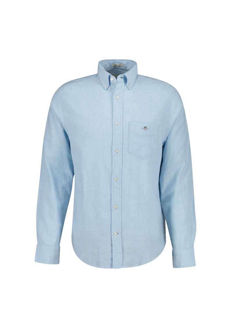 Gant Риза с яка Oxford - Светлосин
