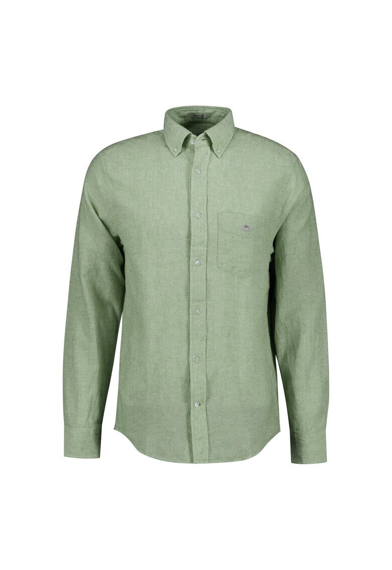 Gant Риза с яка Oxford - Зелен