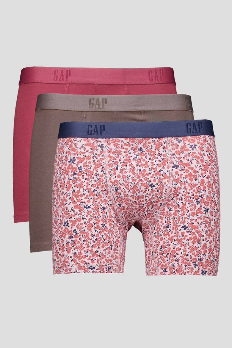 GAP Боксерки с памук 3 чифта Многоцветен