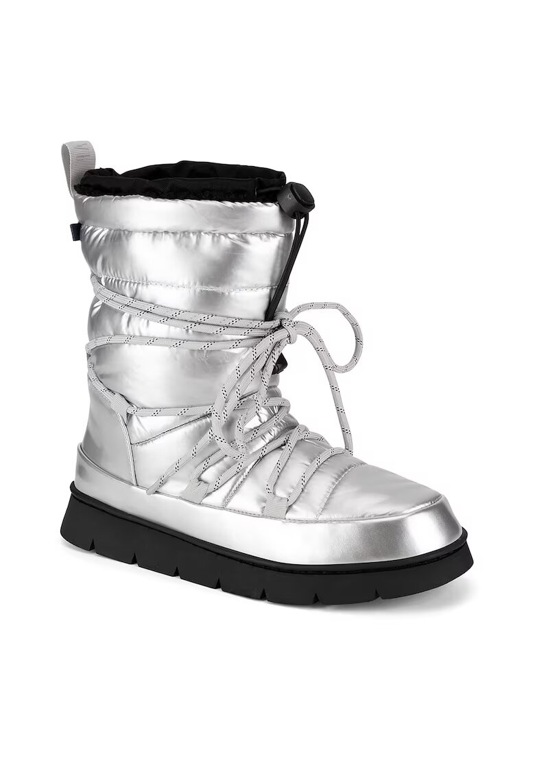 GAP Дамски ботуши RICHMOND WINTER HIGH - сребристи - текстил