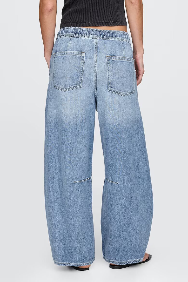 GAP Дънки Horseshoe със средновисока талия Светлосин