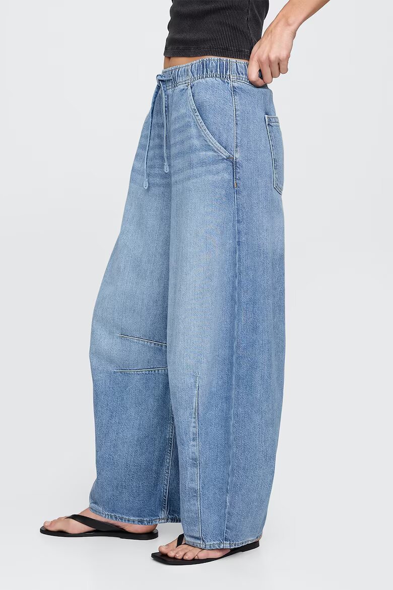 GAP Дънки Horseshoe със средновисока талия Светлосин