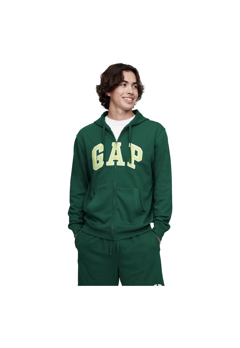 GAP Наследствено лого Худи с цип по цялата дължина 86845416