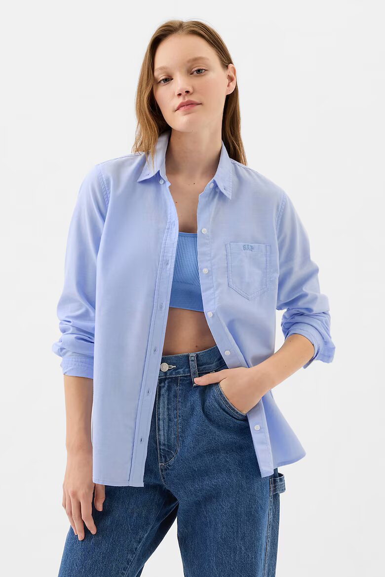 GAP Риза с лого Светлосин