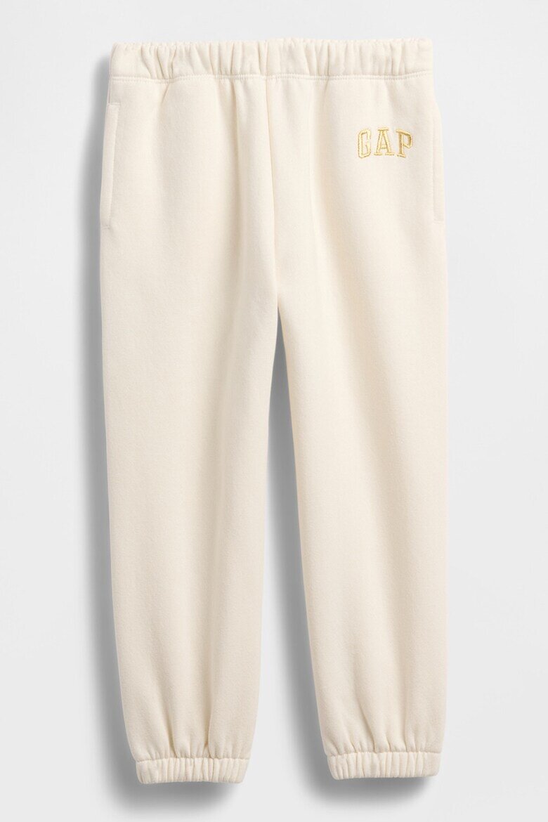 GAP Спортен панталон с лого Крем