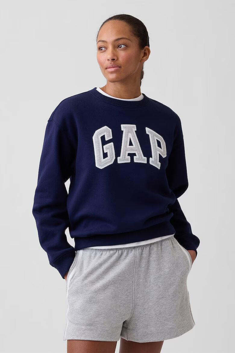 GAP Суитшърт с лого Тъмносин